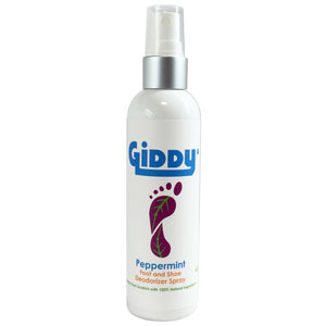 GIDDY Peppermint Foot & Shoe Spray - Giddy - All Natural Skin Care