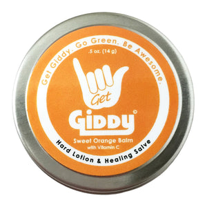 GIDDY Sweet Orange Hard Lotion, Balm & Salve - Giddy - All Natural Skin Care