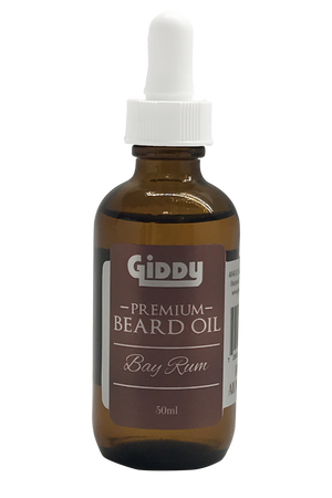 Bay Rum Premium Beard Oil - Giddy - All Natural Skin Care