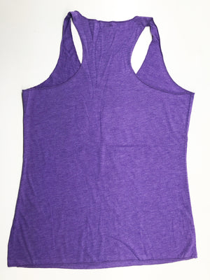 GIDDY Triblend Ladies Racerback Purple Tank - Giddy - All Natural Skin Care