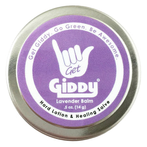 GIDDY Lavender Hard Lotion, Balm & Salve - Giddy - All Natural Skin Care