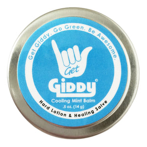 GIDDY Cooling Mint Hard Hard Lotion, Balm & Salve - Giddy - All Natural Skin Care