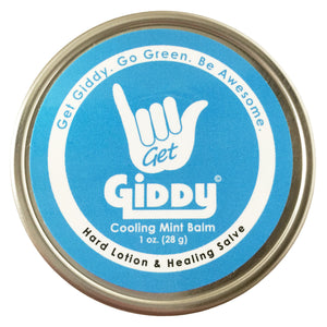 GIDDY Cooling Mint Hard Hard Lotion, Balm & Salve - Giddy - All Natural Skin Care