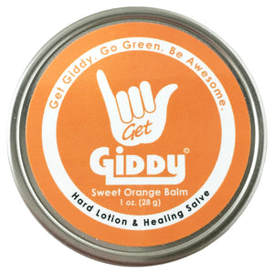 GIDDY Sweet Orange Hard Lotion, Balm & Salve - Giddy - All Natural Skin Care