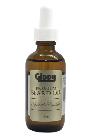 Spiced Vanilla Premium Beard Oil - Giddy - All Natural Skin Care