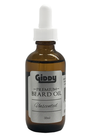 Unscented Premium Beard Oil - Giddy - All Natural Skin Care
